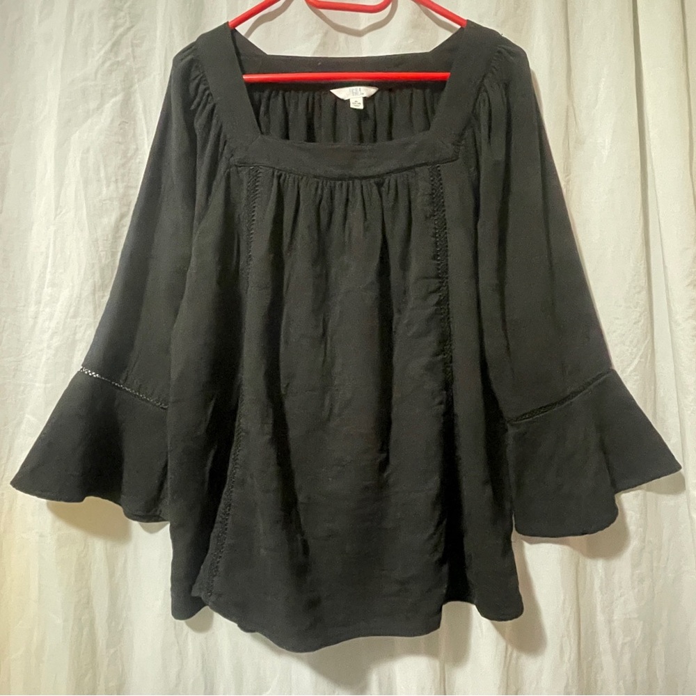Time & Tru Black Blouse size XL